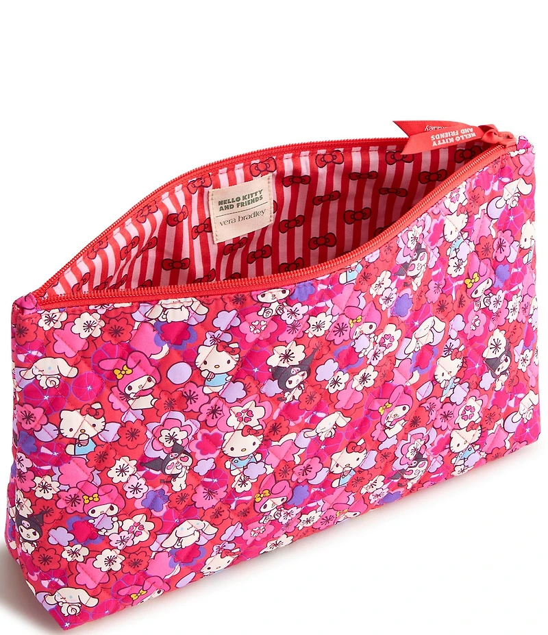 Vera Bradley x Hello Kitty Hello Hydrangeas Large Pouch