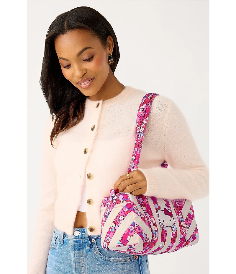 Vera Bradley x Hello Kitty Patchwork Floral Original 100 Handbag