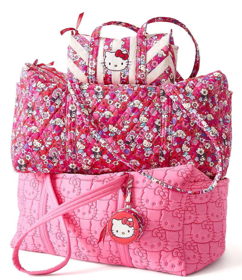 Vera Bradley x Hello Kitty Patchwork Floral Original 100 Handbag
