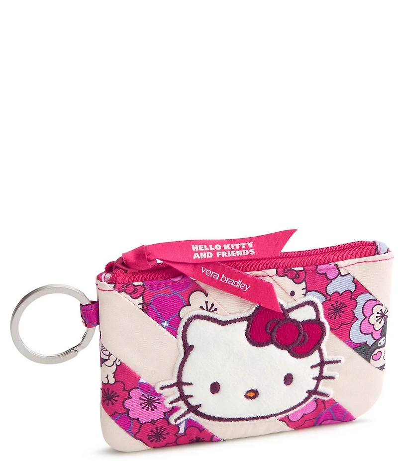 Vera Bradley x Hello Kitty Patchwork Floral Zip ID Case