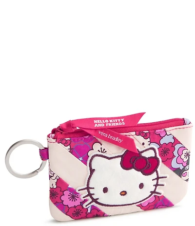 Vera Bradley x Hello Kitty Patchwork Floral Zip ID Case