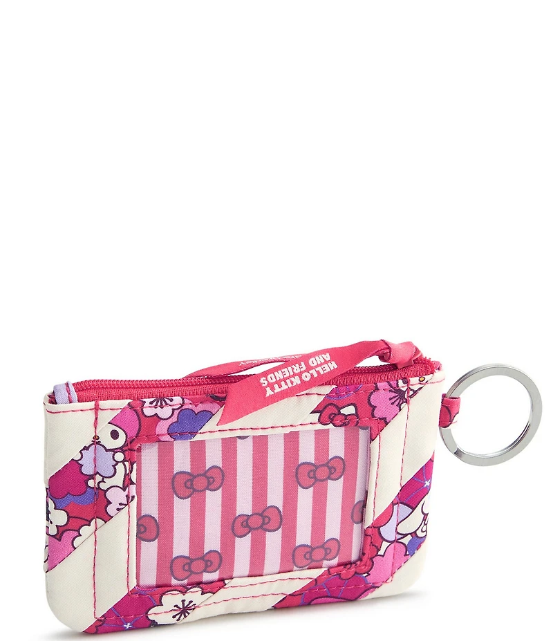 Vera Bradley x Hello Kitty Patchwork Floral Zip ID Case