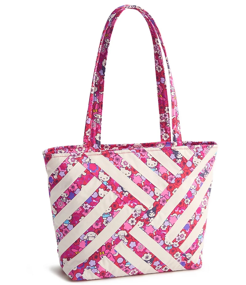 Vera Bradley x Hello Kitty Patchwork Small Original Vera Floral Tote Bag
