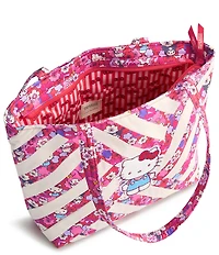 Vera Bradley x Hello Kitty Patchwork Small Original Vera Floral Tote Bag