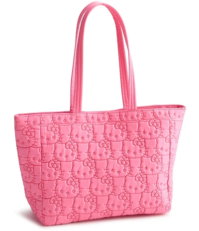 Vera Bradley x Hello Kitty Pink Featherweight Nylon Hathaway Tote Bag