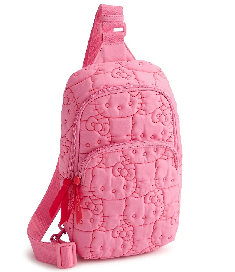 Vera Bradley x Hello Kitty Pink Featherweight Nylon Lorman Sling Backpack Bag