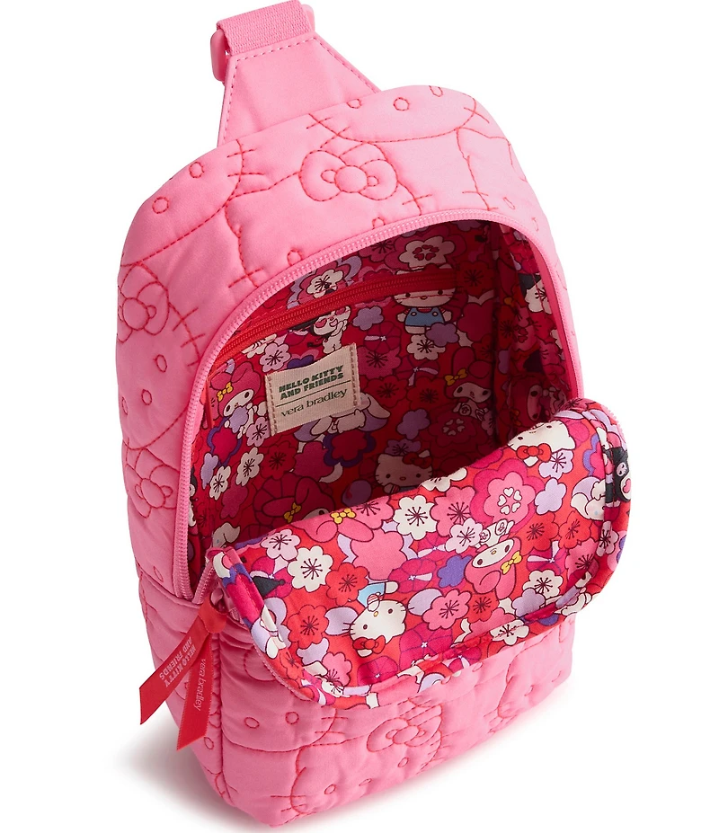 Vera Bradley x Hello Kitty Pink Featherweight Nylon Lorman Sling Backpack Bag