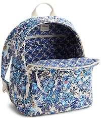 Vera Bradley x Lilo & Stitch Leafy Blooms Bancroft Premium Cotton Backpack