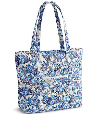 Vera Bradley x Lilo & Stitch Leafy Blooms Original Premium Cotton Zip Tote Bag