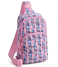 Vera Bradley x Lilo & Stitch Surfboard Stitch Lorman Premium Cotton Sling Bag