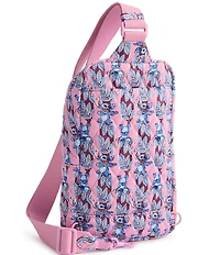 Vera Bradley x Lilo & Stitch Surfboard Stitch Lorman Premium Cotton Sling Bag