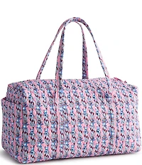 Vera Bradley x Lilo & Stitch Surfboard Stitch Premium Cotton Large Original Zip Duffel Bag