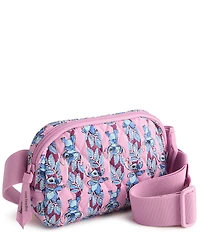 Vera Bradley x Lilo & Stitch Surfboard Stitch Woodward Premium Cotton Small Belt Bag