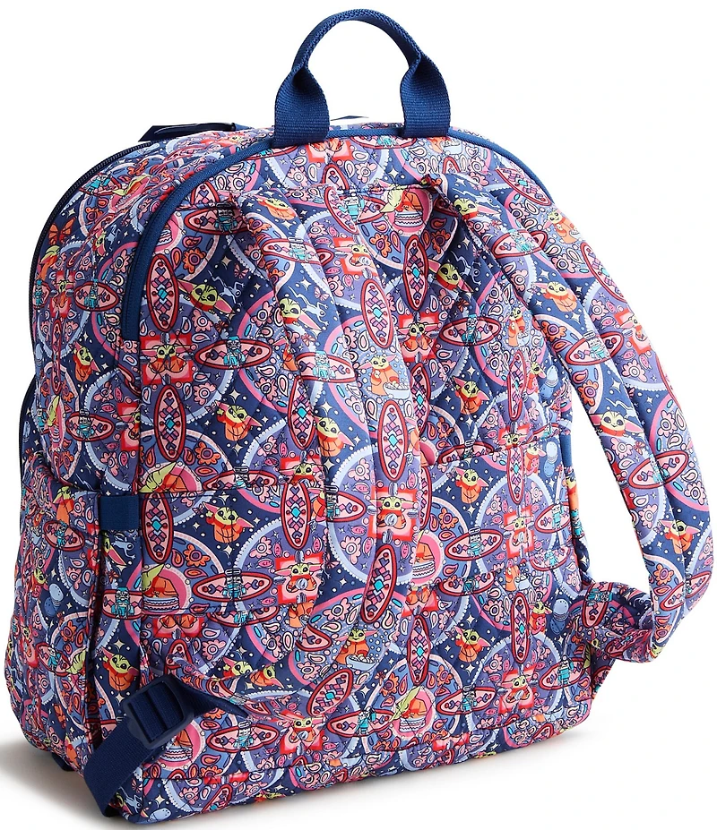 Vera Bradley x Mandalorian Grogu Medallion Bancroft Premium Cotton Backpack