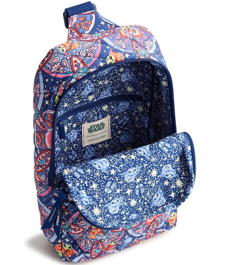 Vera Bradley x Mandalorian Grogu Medallion Lorman Sling Crossbody Bag