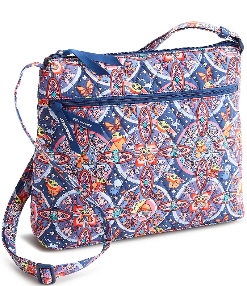 Vera Bradley x Mandalorian Grogu Medallion Original Zip Hipster Crossbody Bag