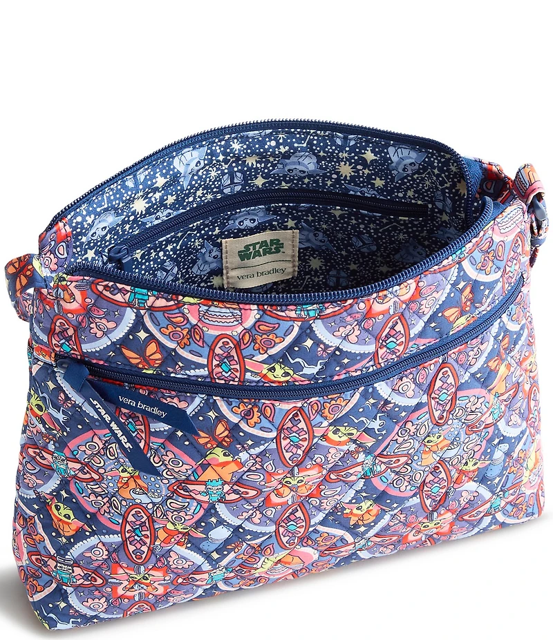 Vera Bradley x Mandalorian Grogu Medallion Original Zip Hipster Crossbody Bag