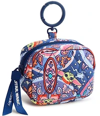 Vera Bradley x Mandalorian Grogu Medallion Zip Earbud Bag Charm