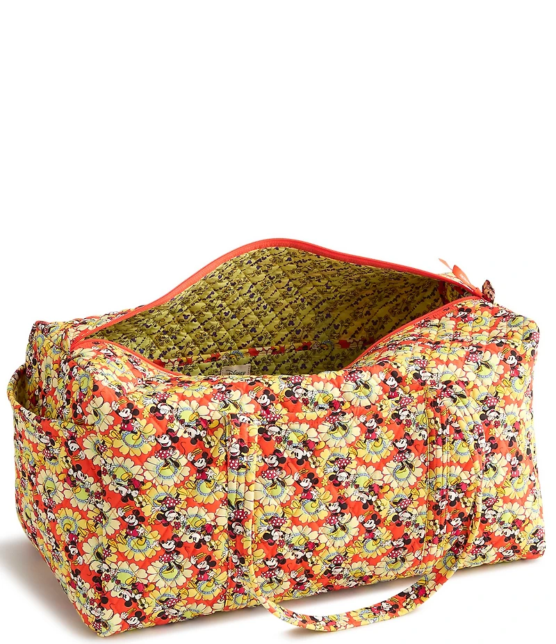 Vera Bradley x Mickey & Minnie Petal Multi Collection Large Original Duffel Bag