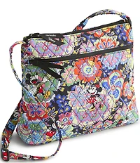 Vera Bradley x Mickey & Minnie Petal Multi Collection Original Zip Hipster Crossbody