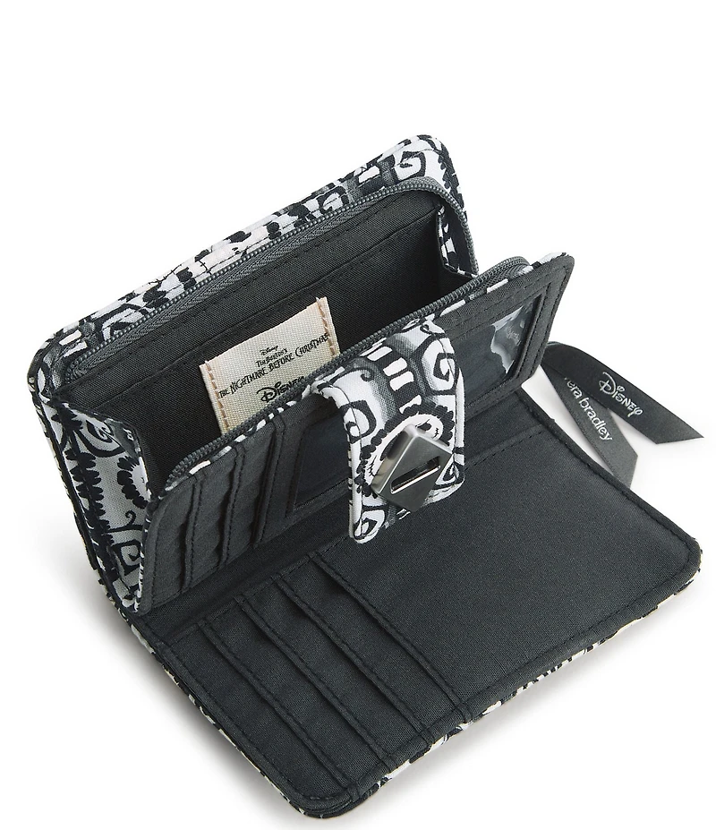 Vera Bradley x Nightmare Before Christmas Small Turnlock Wallet