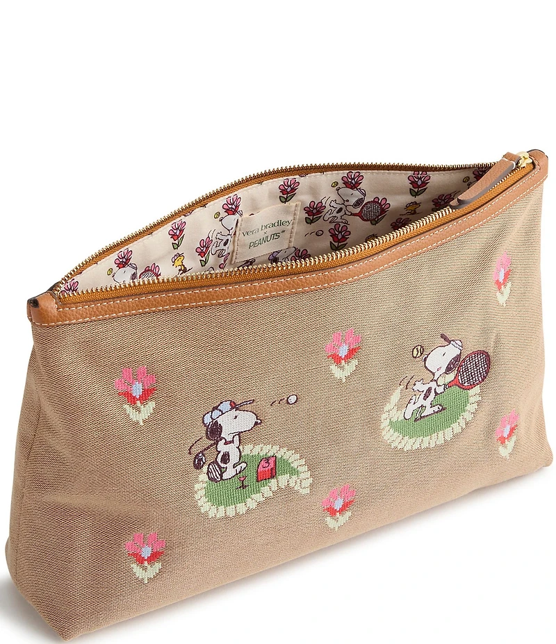 Vera Bradley x Peanuts Country Club Paisley Large Pouch