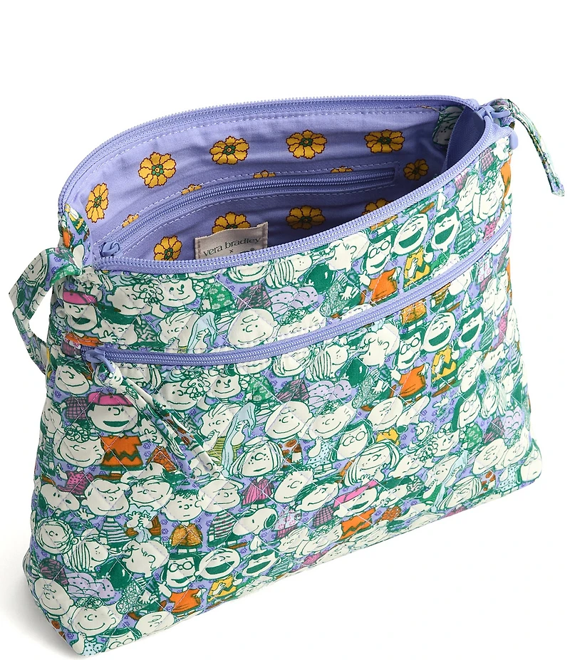 Vera Bradley x Peanuts Original Zip Peanut Pals Hipster Crossbody Bag