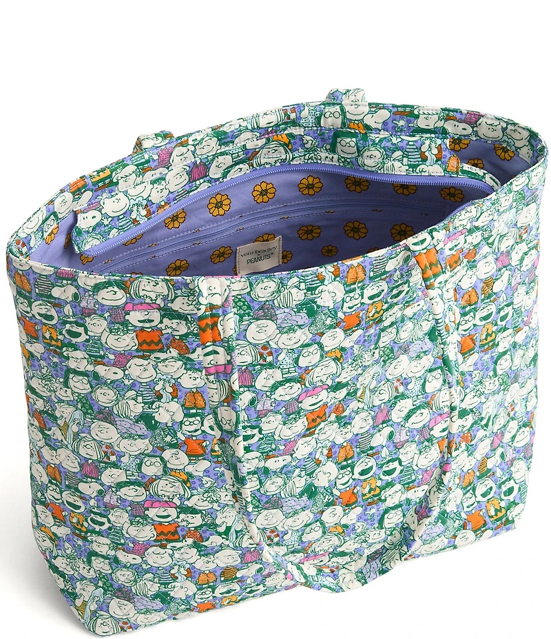 Vera Bradley x Peanuts Original Peanut Pals Zip Tote Bag