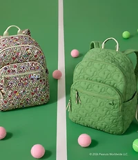Vera Bradley x Peanuts Snoopy Fluorite Green Bancroft Backpack