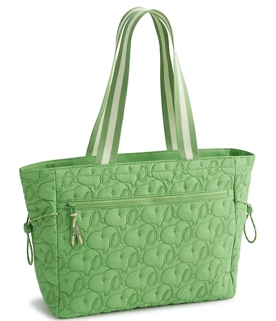Vera Bradley x Peanuts Snoopy Fluorite Green Hathaway Tote Bag