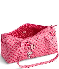Vera Bradley x Peanuts Snoopy Love is in the Air Small Original Zip Duffel Bag