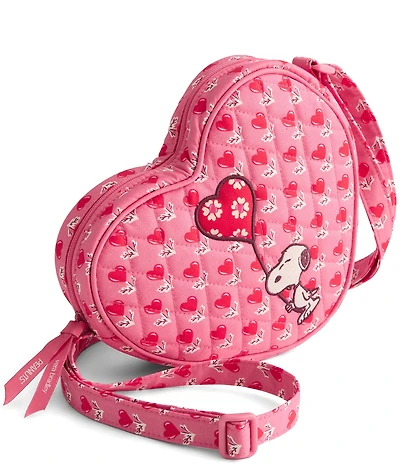 Vera Bradley x Peanuts Snoopy Love is in the Air Verona Heart Crossbody Bag