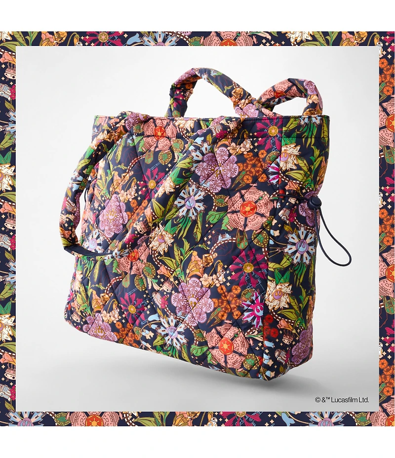 Vera Bradley x Star Wars Original Power Force Floral Zip Tote Bag