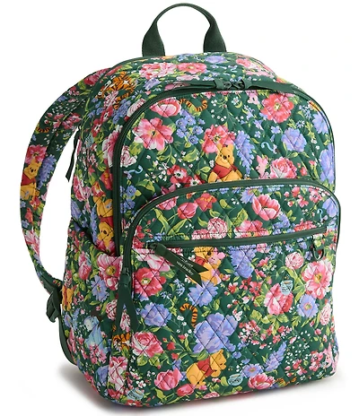 Vera Bradley x Winnie the Pooh Springtime Floral Bancroft Premium Cotton Backpack