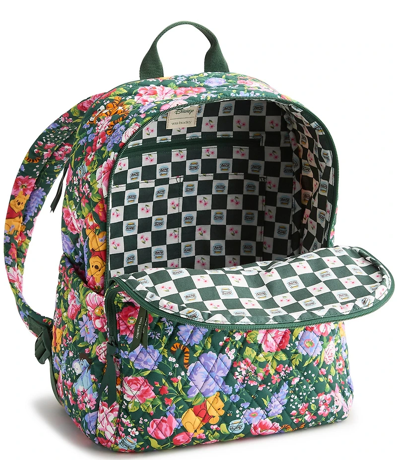 Vera Bradley x Winnie the Pooh Springtime Floral Bancroft Premium Cotton Backpack