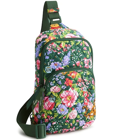 Vera Bradley x Winnie the Pooh Springtime Floral Lorman Sling Crossbody Bag