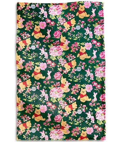 Vera Bradley x Winnie the Pooh Springtime Floral Plush Throw Blanket