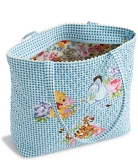 Vera Bradley Winnie the Pooh Springtime Gingham Original Tote Bag
