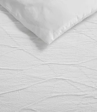 Vera Wang Abstract Crinkle Reversible Duvet Cover Mini Set