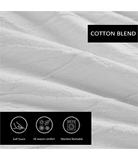 Vera Wang Abstract Crinkle Reversible Duvet Cover Mini Set