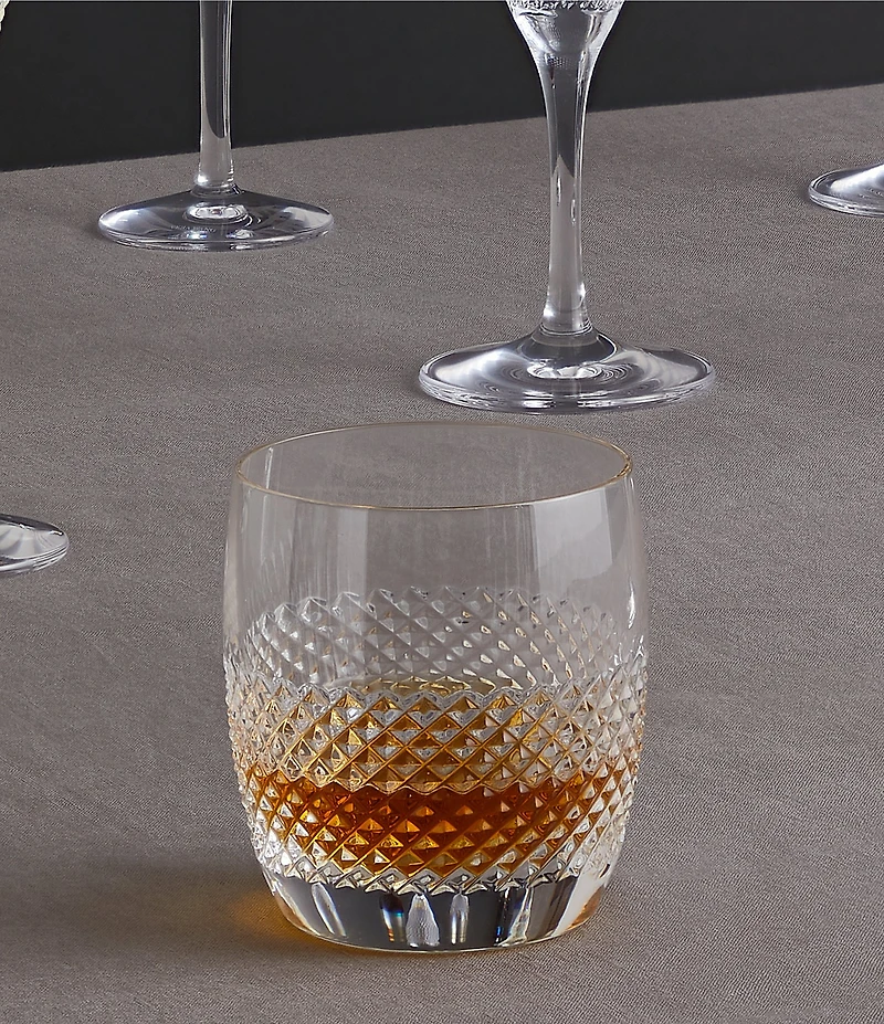 Vera Wang by Wedgwood Diamond Mosaic Double Old Fashion, Set of 2