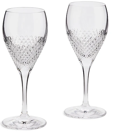Vera Wang by Wedgwood Diamond Mosaic Wine Pair, Set of 2