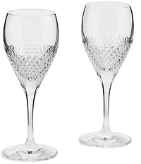Vera Wang by Wedgwood Diamond Mosaic Wine Pair, Set of 2