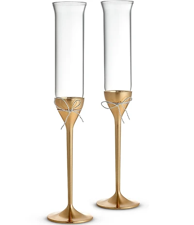 Vera Wang by Wedgwood Love Knots Toasting Flute, Set of 2