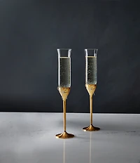 Vera Wang by Wedgwood Love Knots Toasting Flute, Set of 2