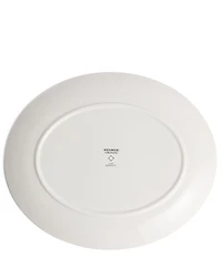 Vera Wang by Wedgwood Luxe Graphite Collection Act Deco Oval Platter