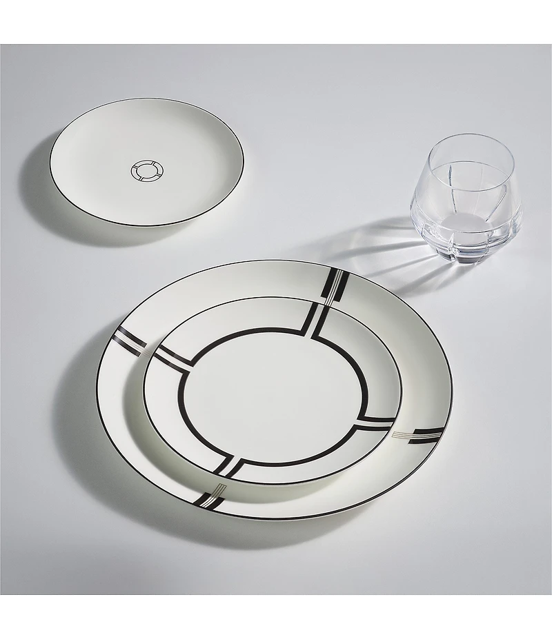 Vera Wang by Wedgwood Luxe Graphite Collection Art Deco Bread & Butter Plate