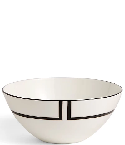 Vera Wang by Wedgwood Luxe Graphite Collection Art Deco Cereal Bowl