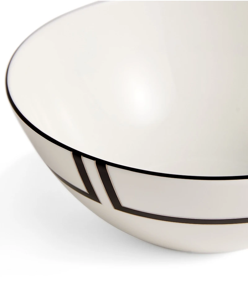 Vera Wang by Wedgwood Luxe Graphite Collection Art Deco Cereal Bowl