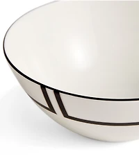 Vera Wang by Wedgwood Luxe Graphite Collection Art Deco Cereal Bowl